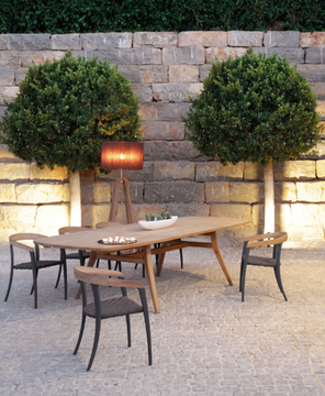 CLUB LOUNGE - LED teak floor lamp by Royal Botania - view 3